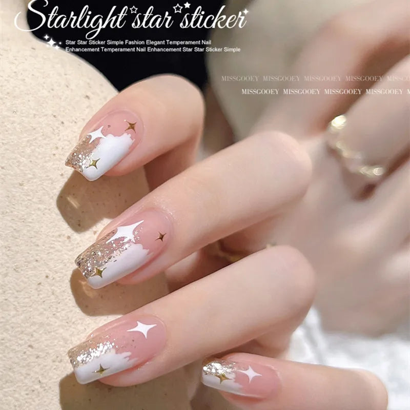 3D Star Nail Art Stickers