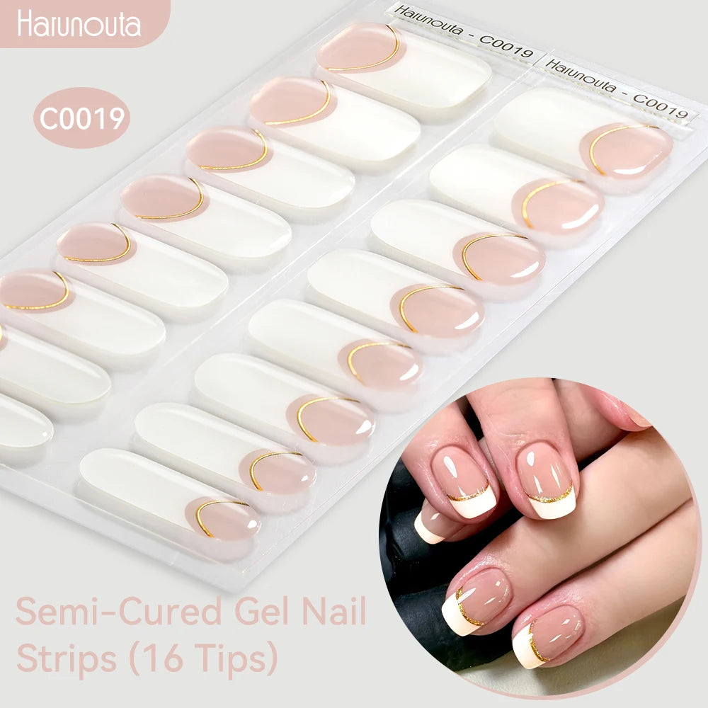Semi Cured Gel Nail Sticker