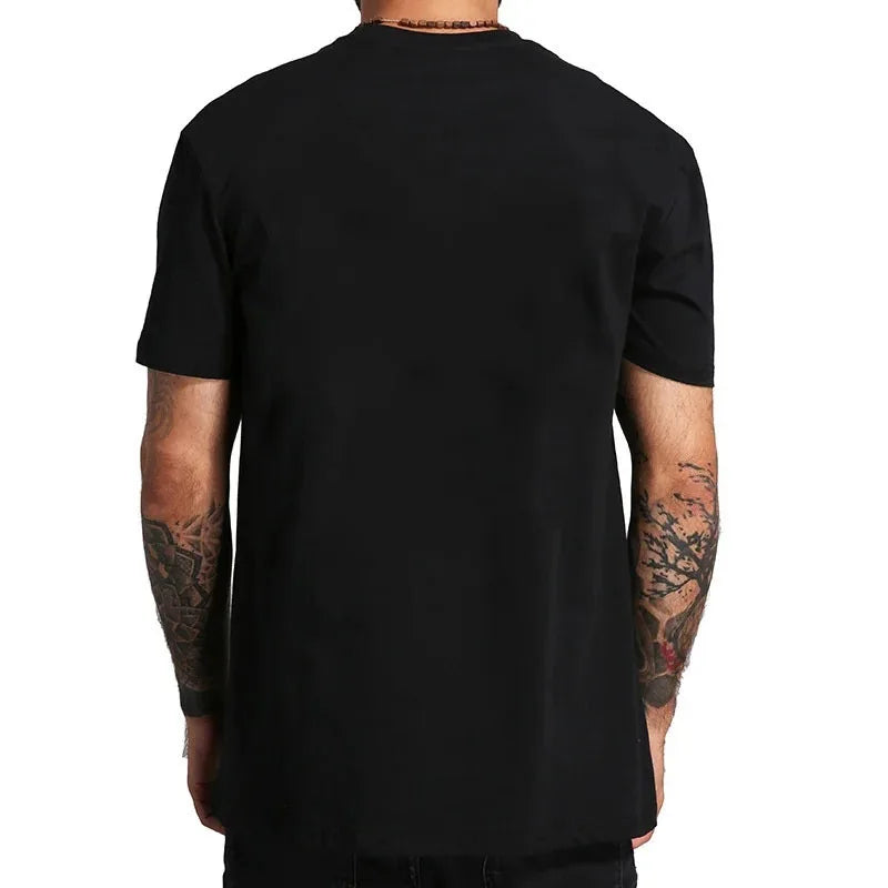 Summer Loose Size Creative Graphic Printed T-shirt For Men