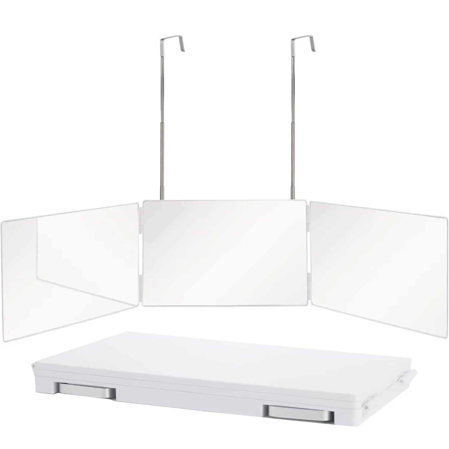 Black Portable 360 Trifold Mirror