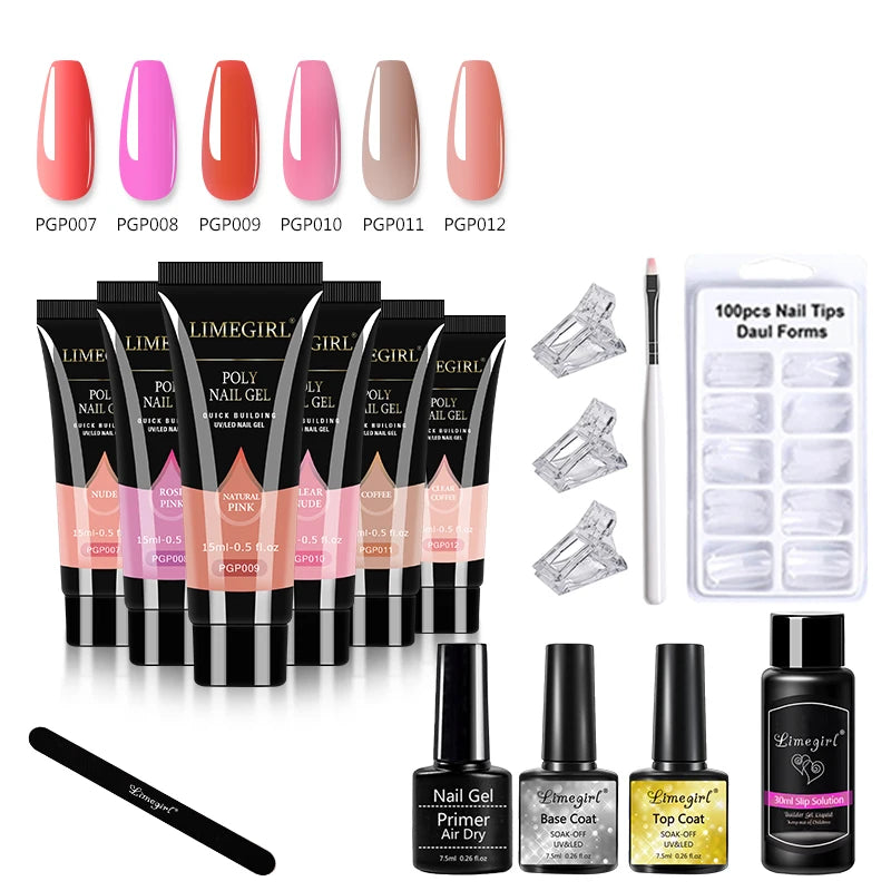 Nail Gel Kit For Quick Extension Nail Art