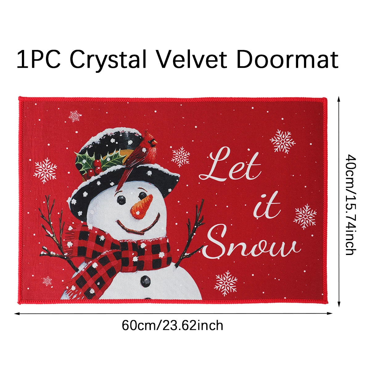Christmas Door Mat Santa Claus