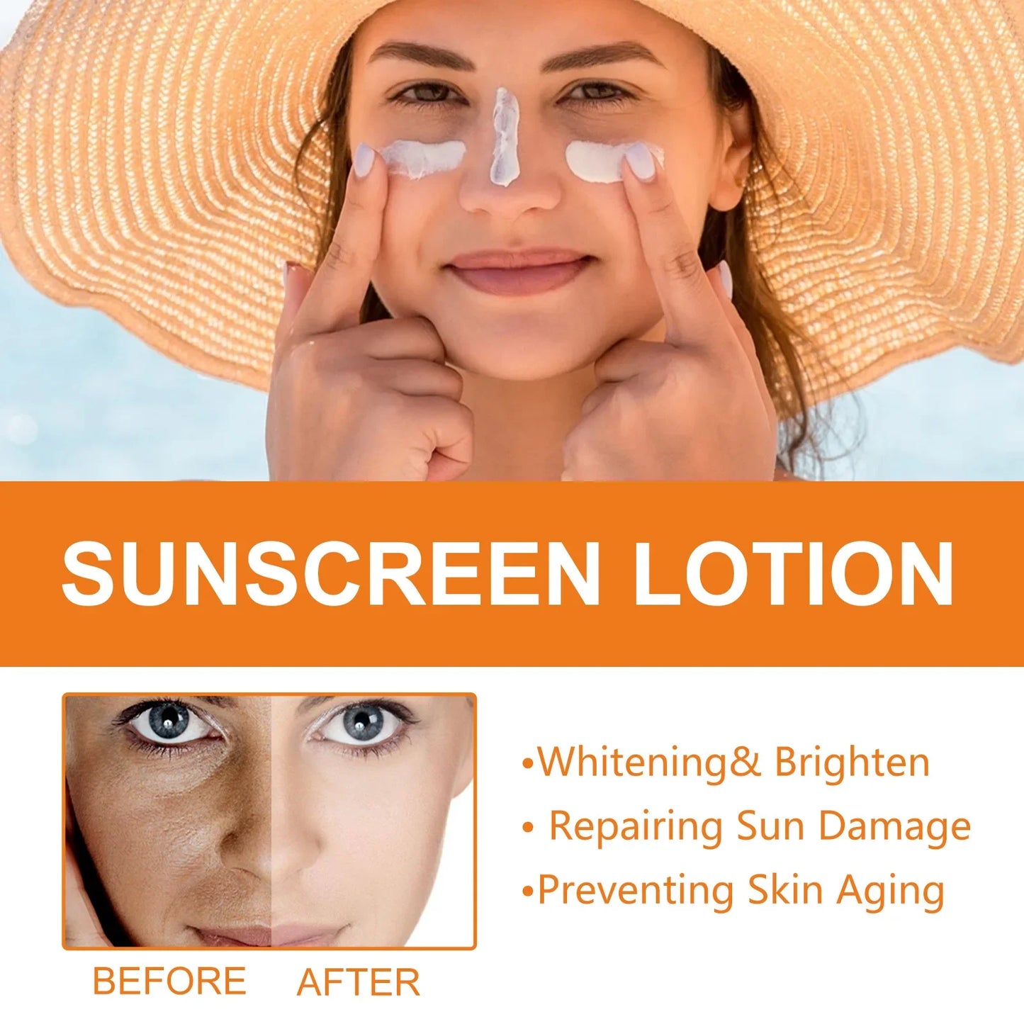 Sunscreen Face Oil Control Sun Tan Lotion