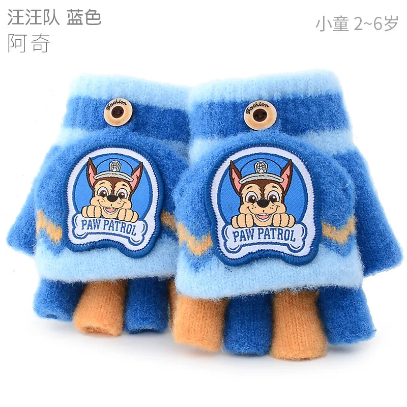 Genuine Paw Patrol Baby Knitted Flip fingers Gloves