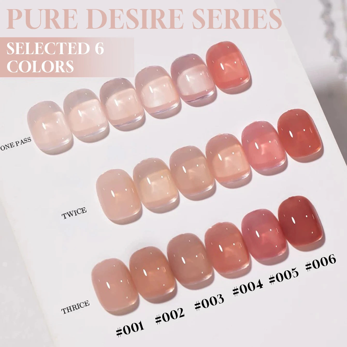 Pure Desire Blush Jelly Gel Nail Polish