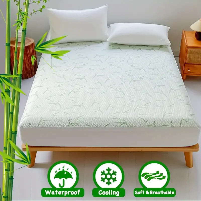 Waterproof Bamboo Mattress Cover