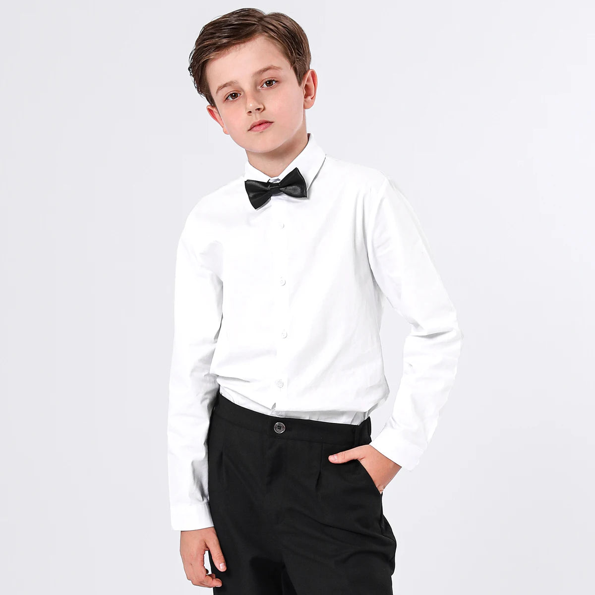 unisex Dress Bow tie Formal Gentleman shirt