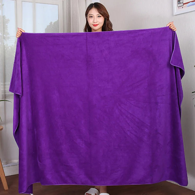 Extra large microfiber bath towel