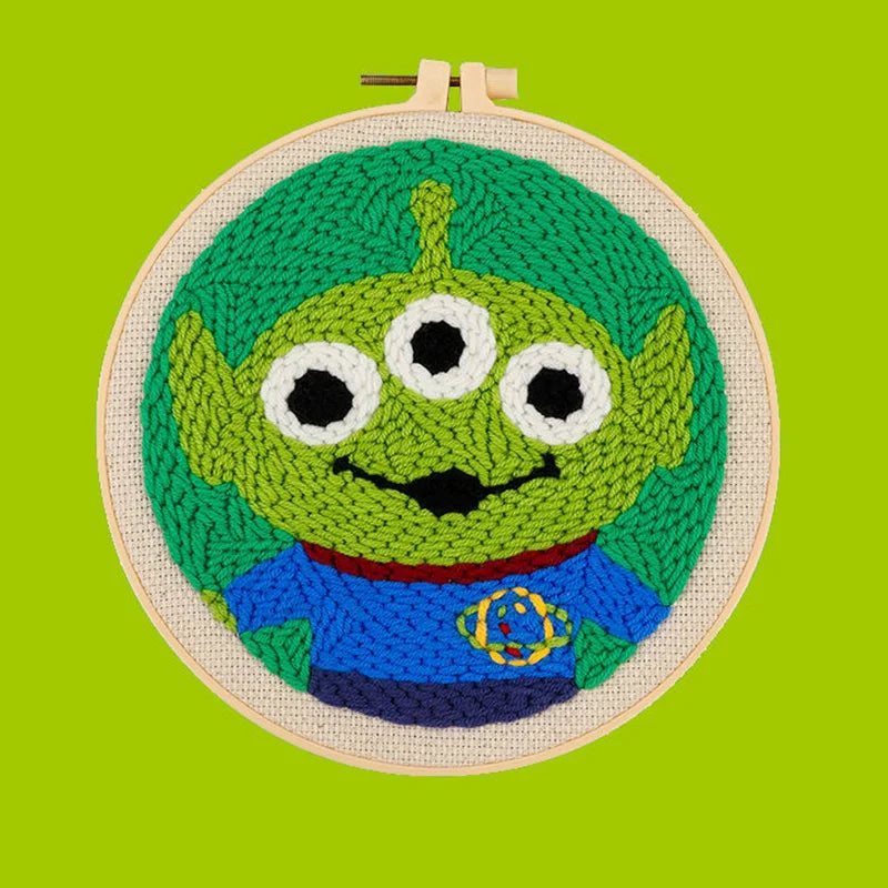 DIY Craft Punch Needle Embroidery Kits Sewing Kit Needlework Cross Stitch for Beginner Magic Pock Pen Set Home Painting Decor