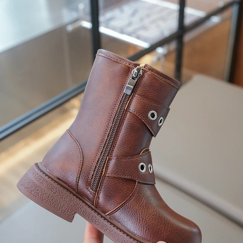 Fashion Metal Belt Buckle Decoration Riding Boot