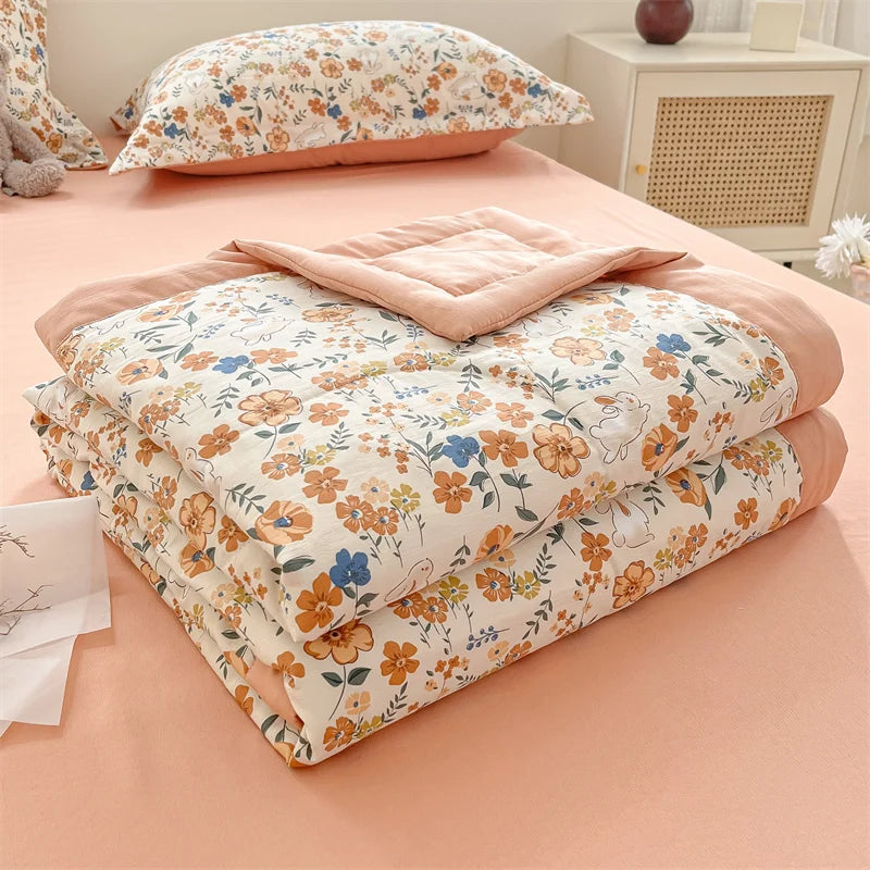 Printed Thin Duvet Blanket
