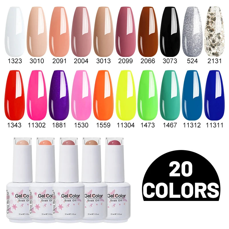 Gel Nail Polish Set
