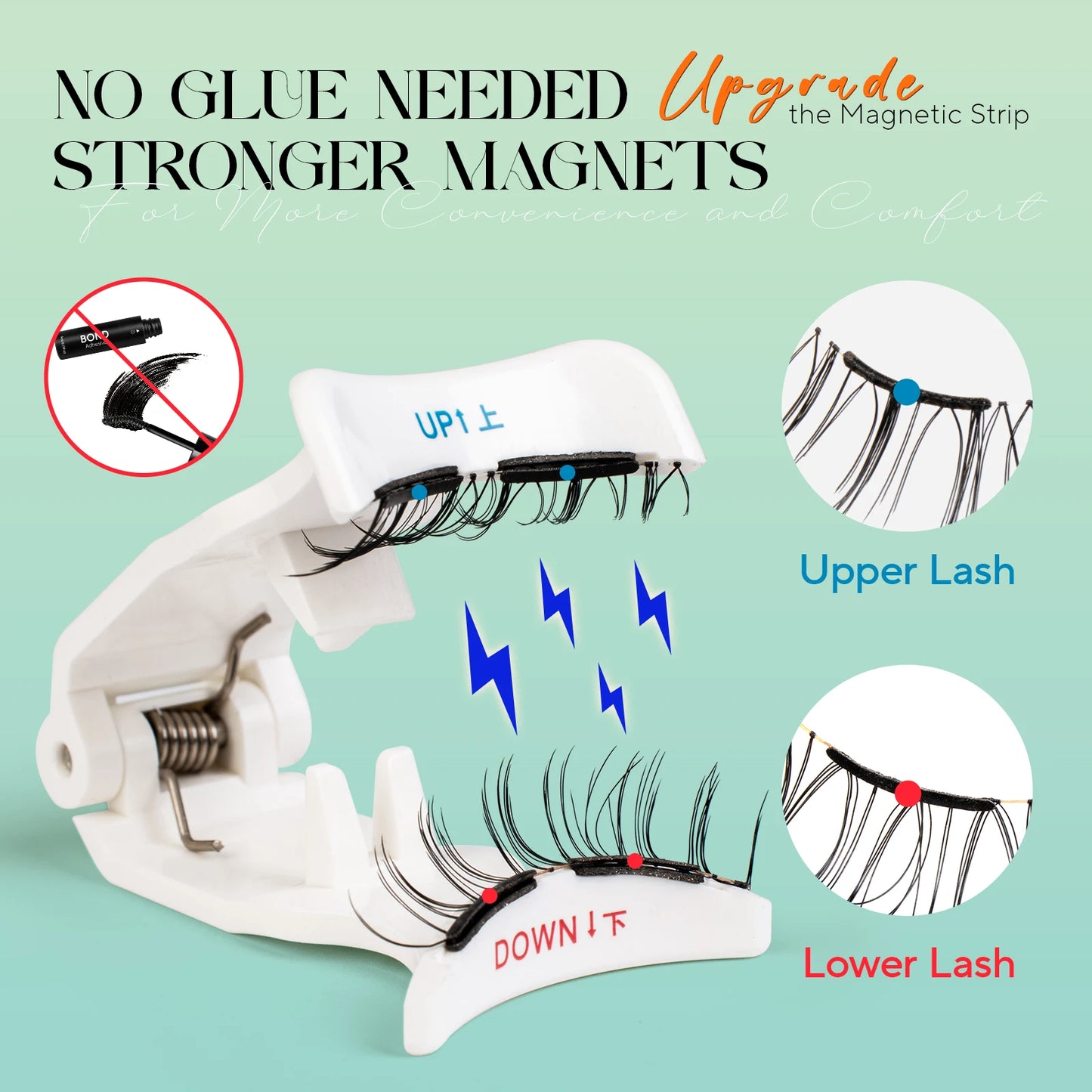 Magnetic No Glue Needed Reusable Eyelashes