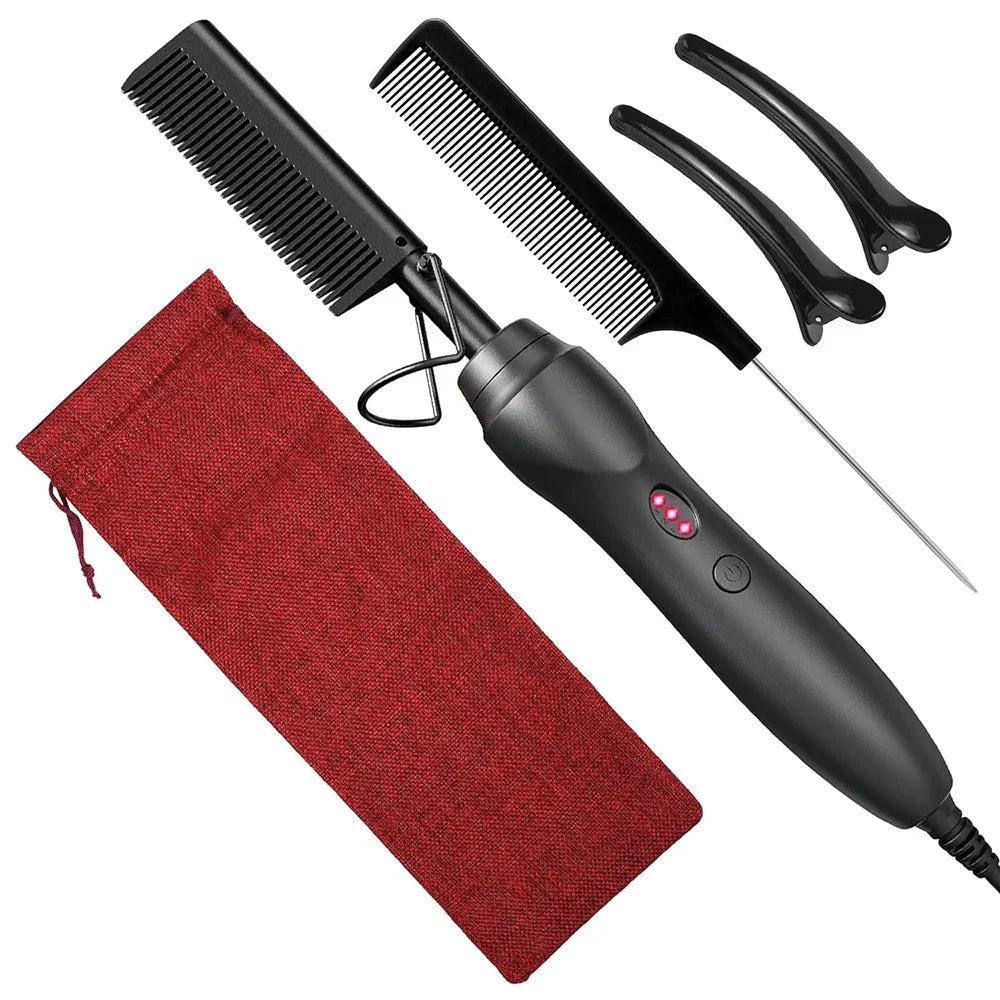 Hair Straightener Heat Pressing Combs