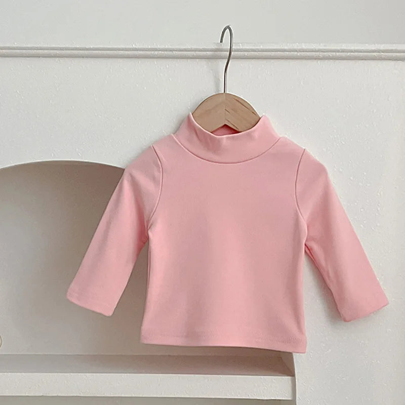 Turtleneck Bottoming Warm Casual T-shirt