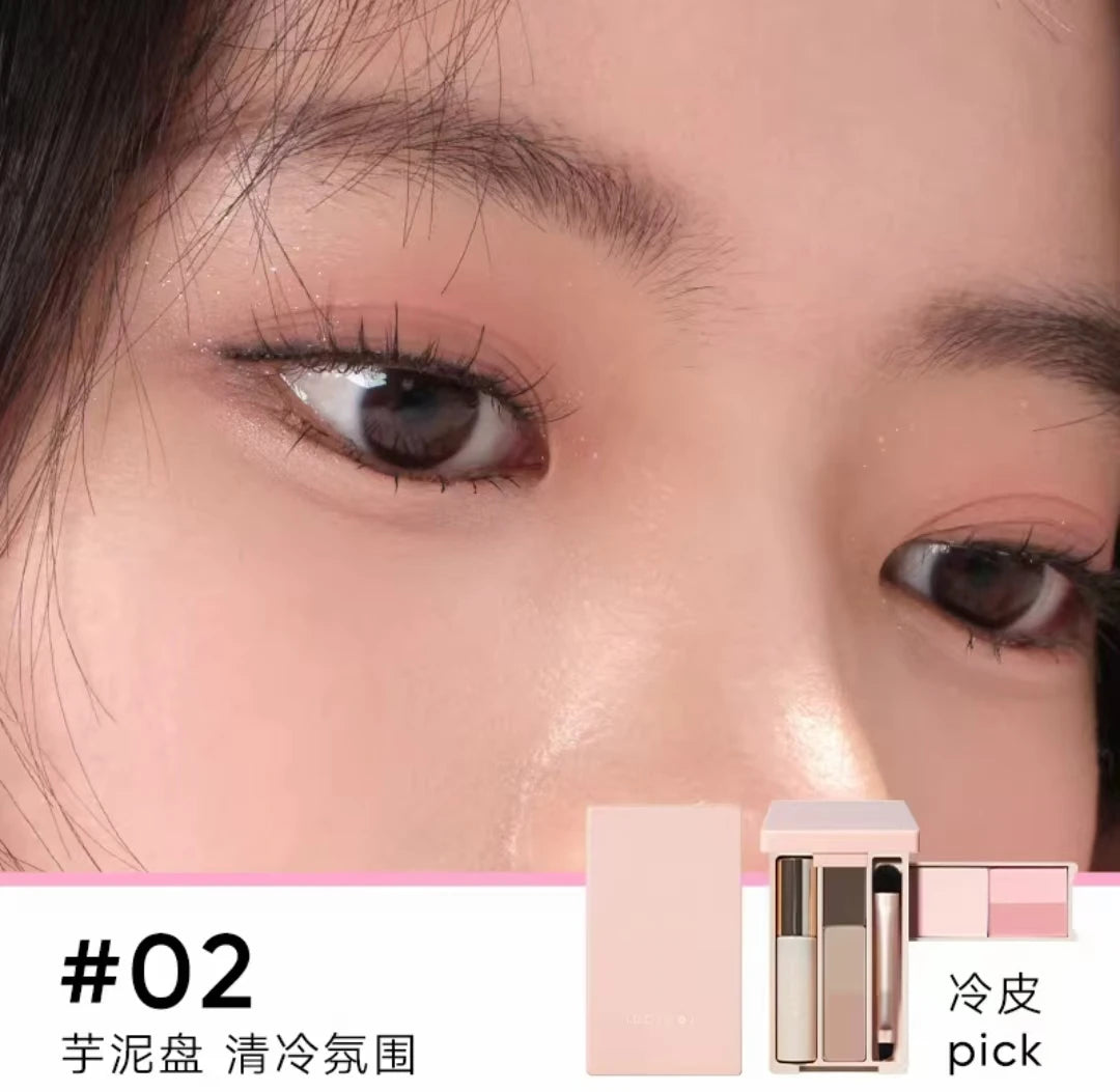 Eye shadow Palette Eyebrow Powder Mascara Blush Contouring