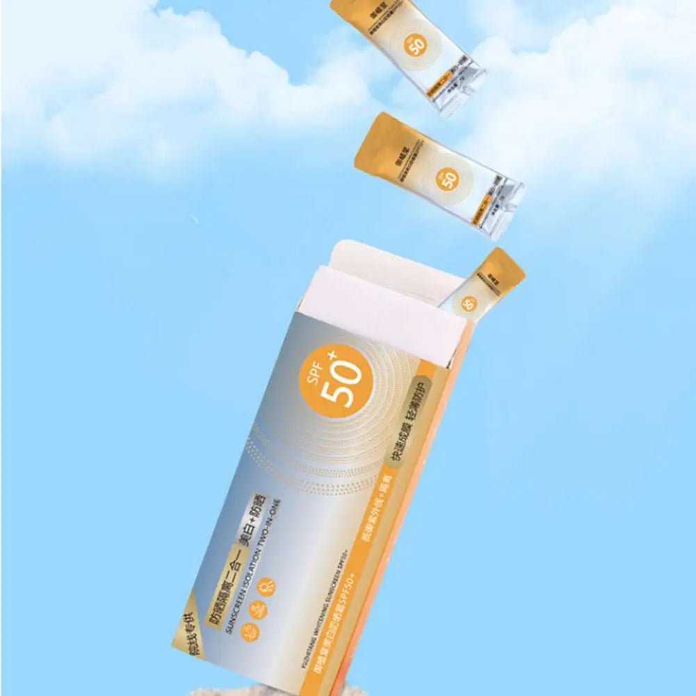 10/50 pcs Mini Sunscreen Travel Size