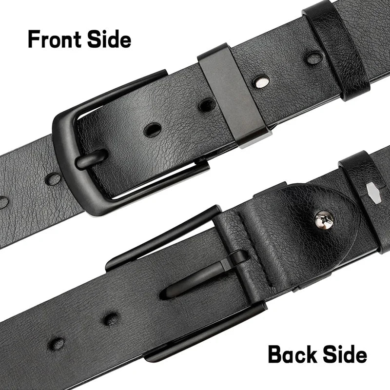 Men's Vintage Casual Buckle Versatile Leather Belt