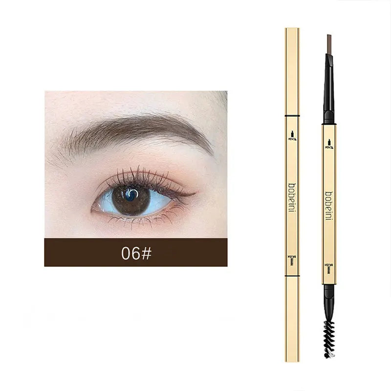 Small gold bar double-ended eyebrow pencil