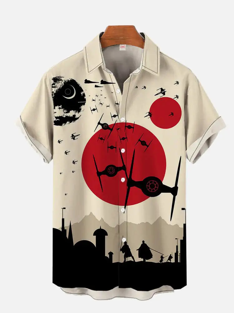 Japanese high-end Art Style Shirt For Men