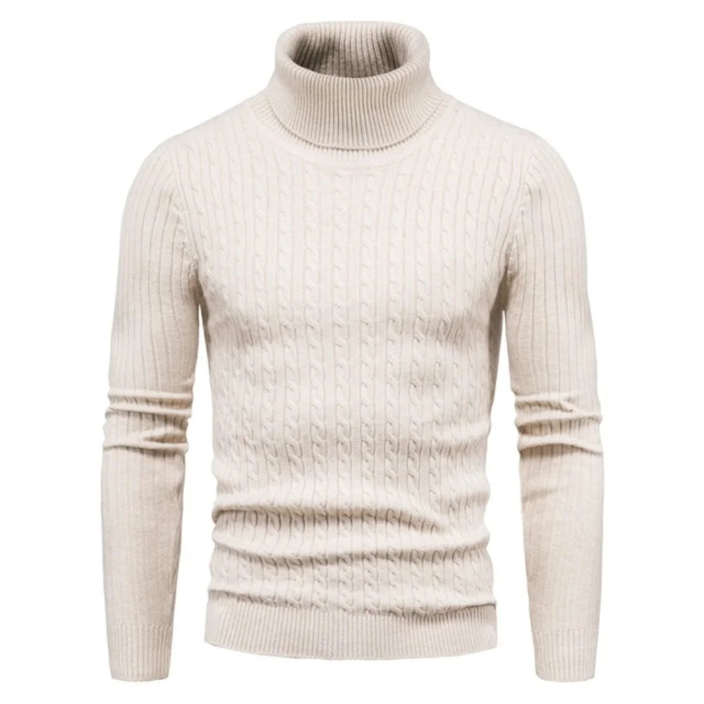 Men's Warm Knitted Sweater Bottoming Shirt