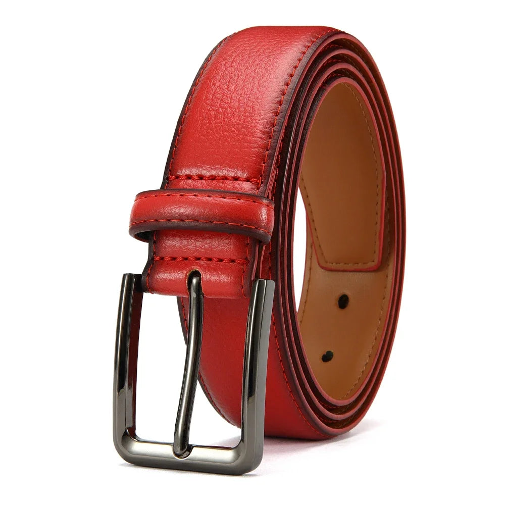 Men's High-quality Genuine Leather Automatic Buckle Belt