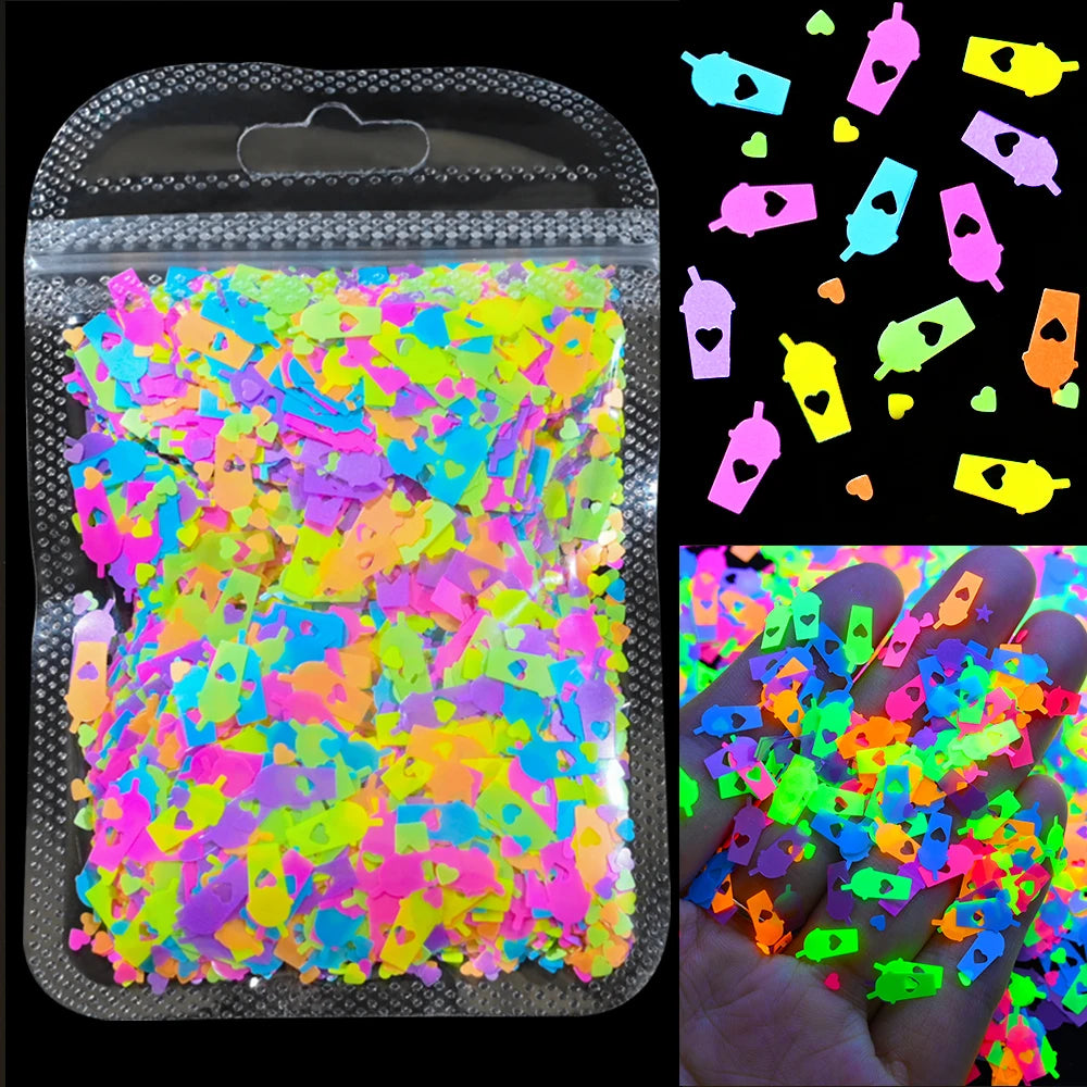 Luminous Nail Powder Glow In The Dark