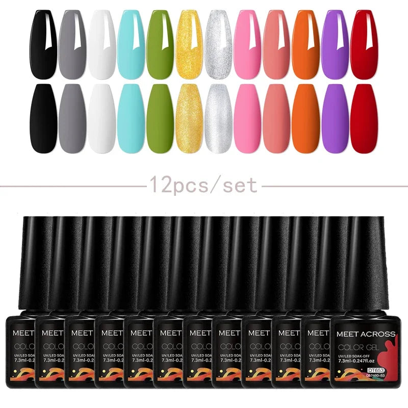 Gel Nail Polish Set UV Gel LED Nail Art