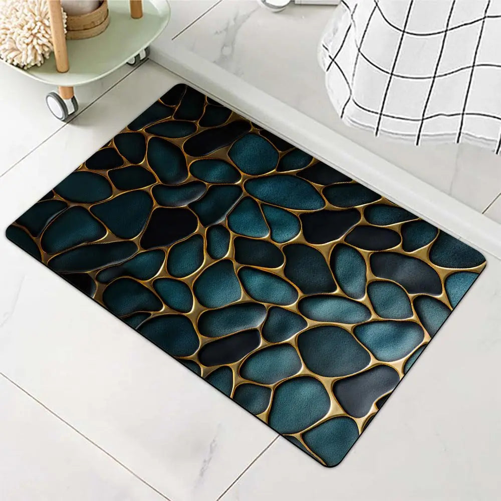 Earth Bath Mat Non-Slip Volume Super Absorbent