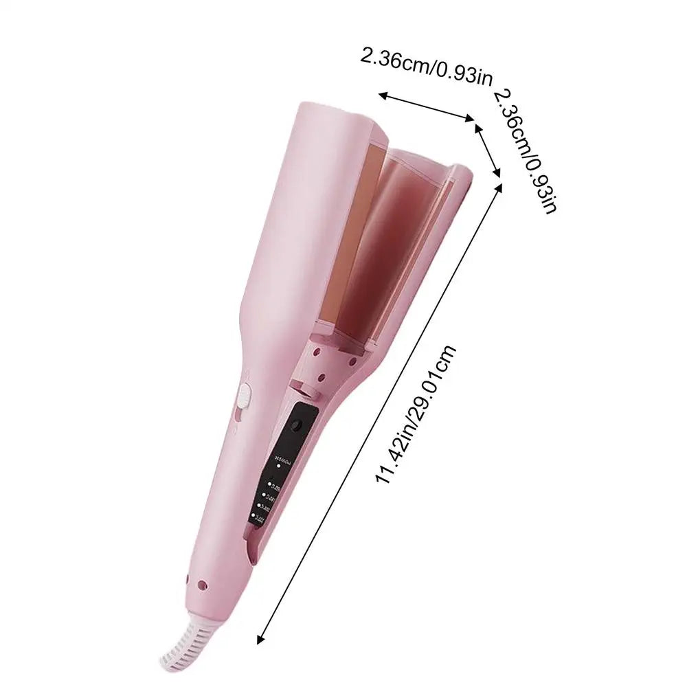 Electric Negative Ion Curling Iron Hair Curler for Women Hairdressing Tool with Adjustable Temperature for Salon Home Travel