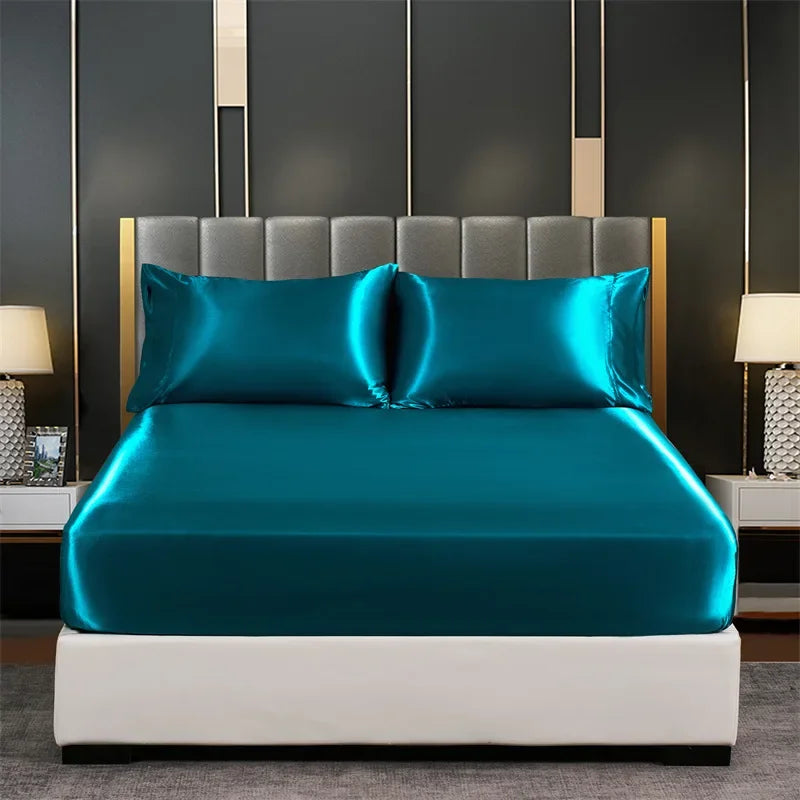 Luxury Satin Silk Bed Sheet Set