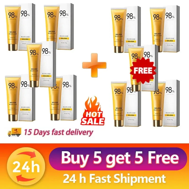 24K Gold Foil Peel-Off Facial Mask