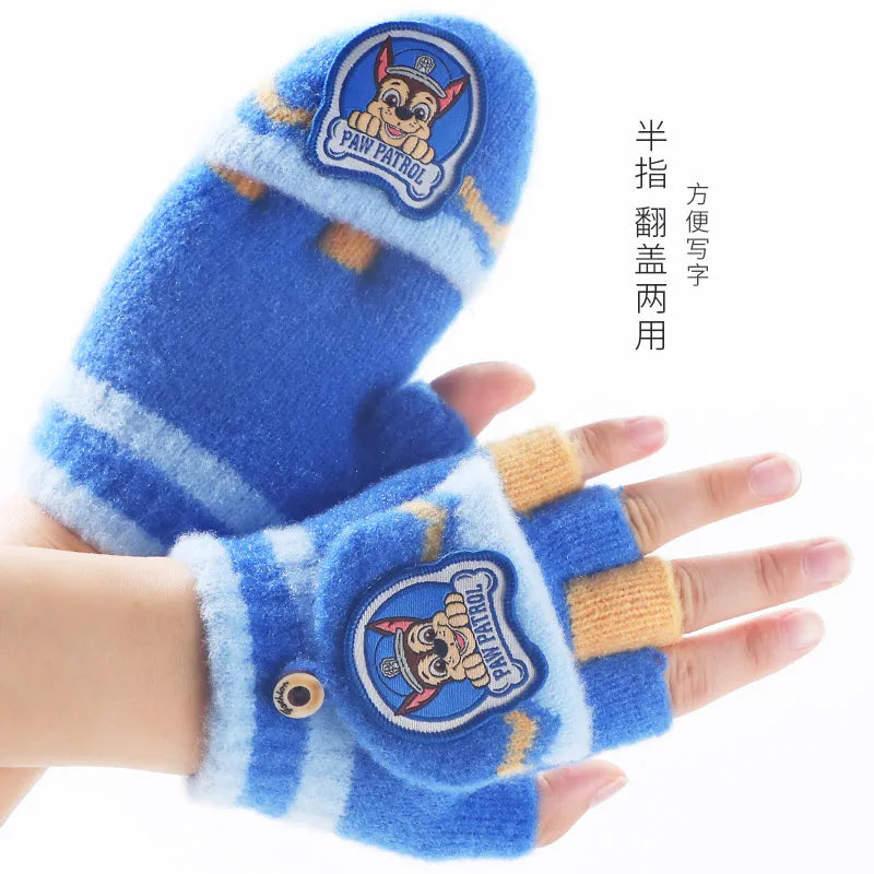 Genuine Paw Patrol Baby Knitted Flip fingers Gloves