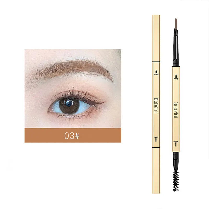 Small gold bar double-ended eyebrow pencil