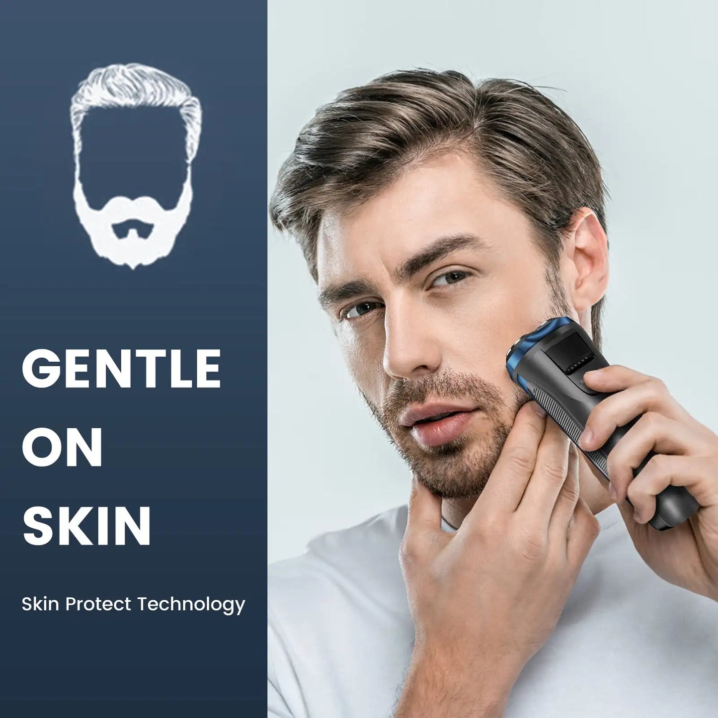 Rechargeable Electric Beard Shaver