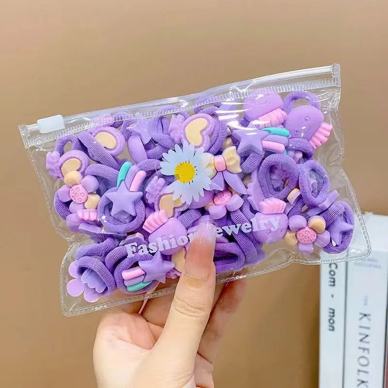 Cute Cartoon Rubber Elastic Hair Bands