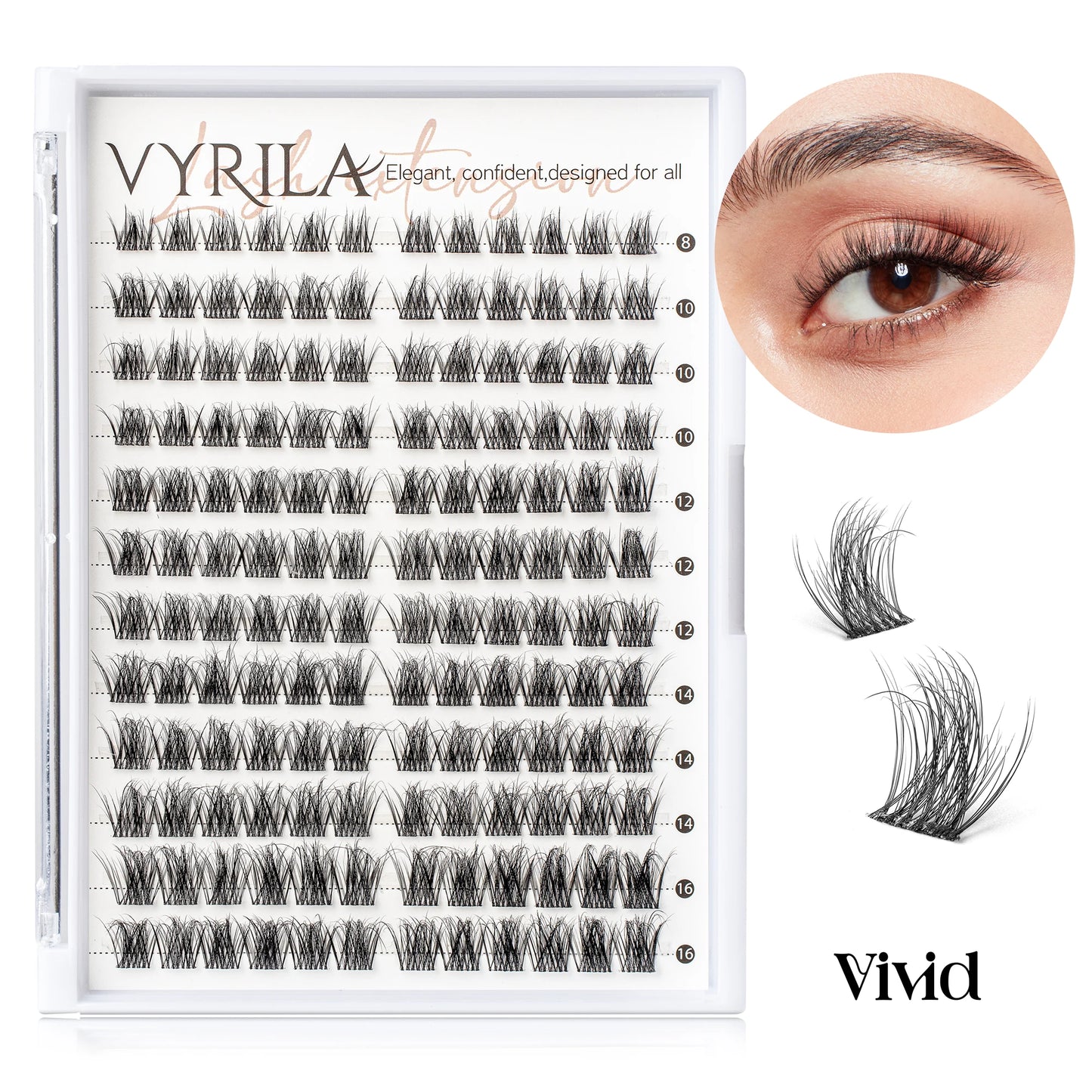 Individual Lashes Cluster