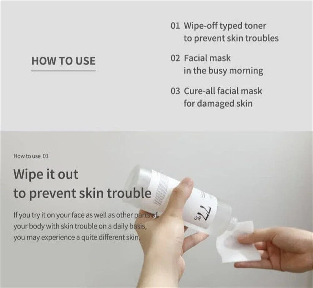 Skincare Heart Leaf Toner Pore Cleansing Oil