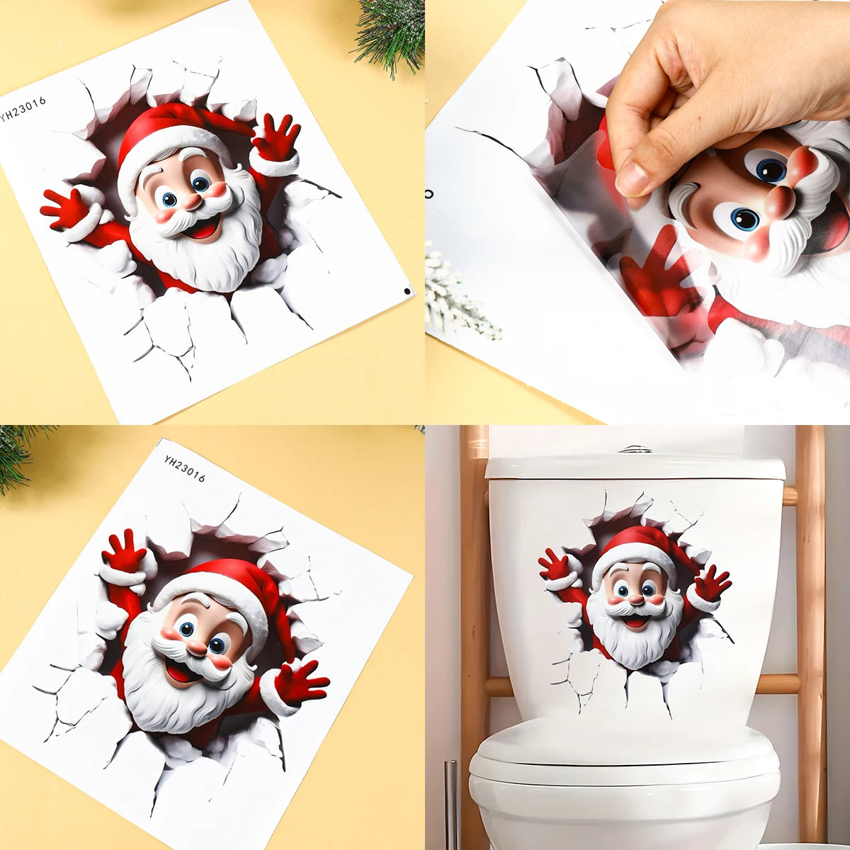 Christmas Toilet Sticker