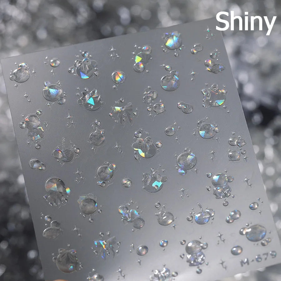 Soft Relief Decoration Nail Art Stickers