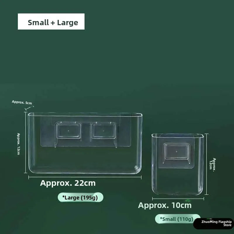 Transparent PS Wall-Mounted Storage Box