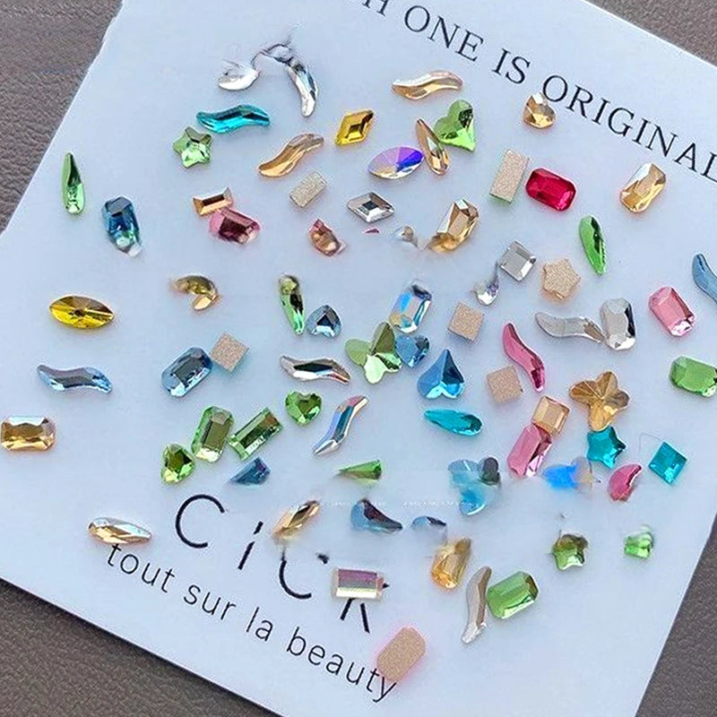 300/100pcs Mini Nail Art Rhinestones