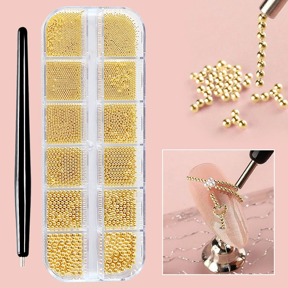 Mini Caviar Beads Nail Art Decorations