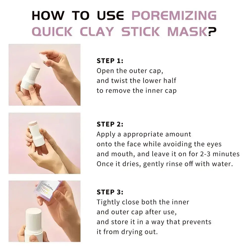 Pink Salt Facial Cleansing Mud Stick