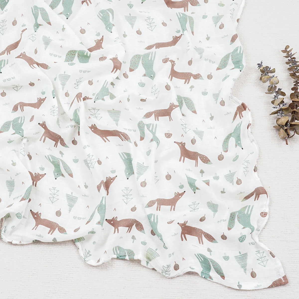 Cute Soft Print Baby Towel Wrap