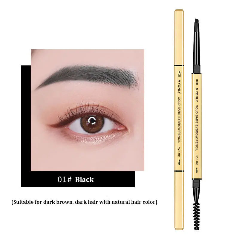 Double Head Waterproof Eyebrow Pencil
