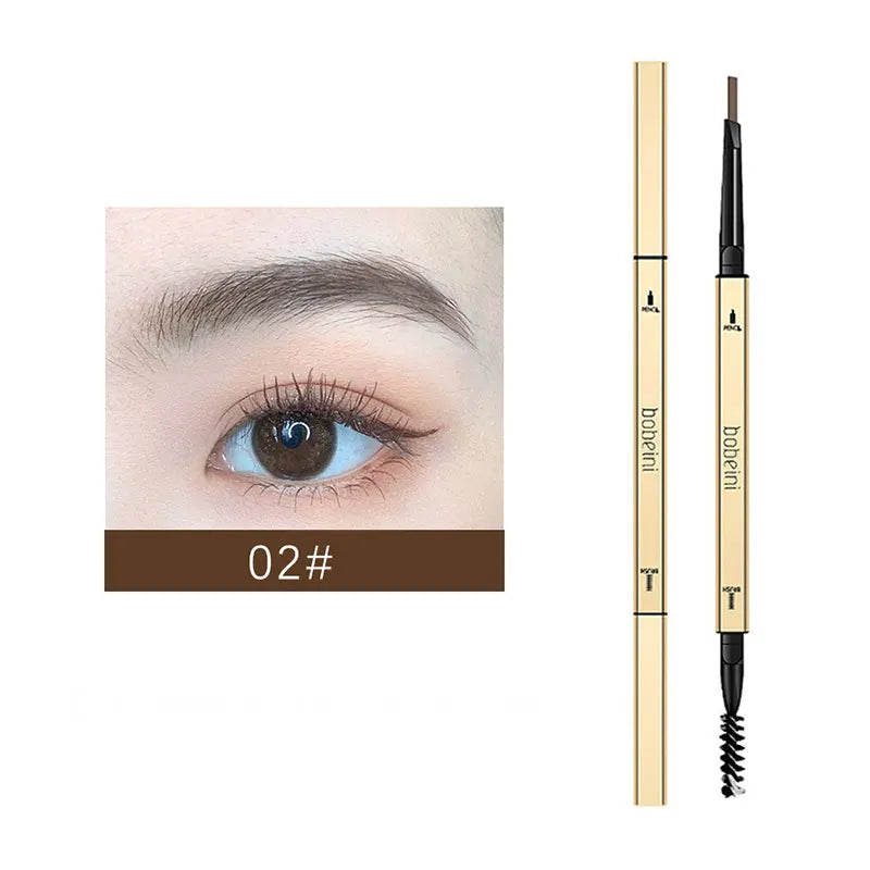 Small gold bar double-ended eyebrow pencil