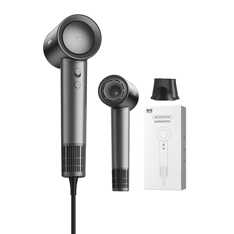 High-Speed Electric Hair Dryer Machine1600W Adjustable Temperature Professional Low Noise Fast Drying Anion Hair Care Blow Dryer