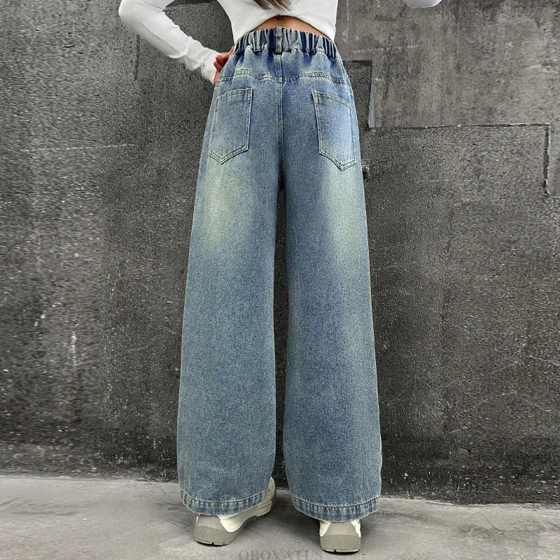 New Design Children Printed Hip Hop Jeans