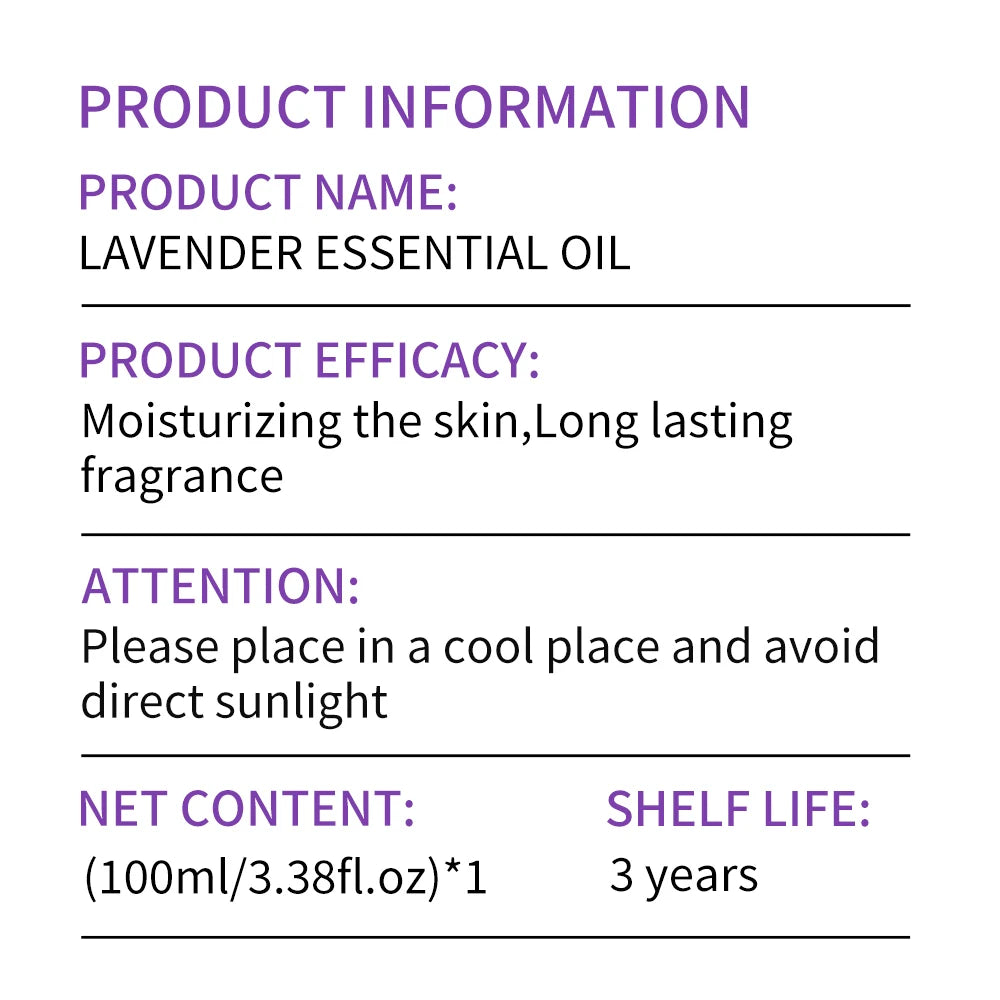 Lavender essential oil skin care